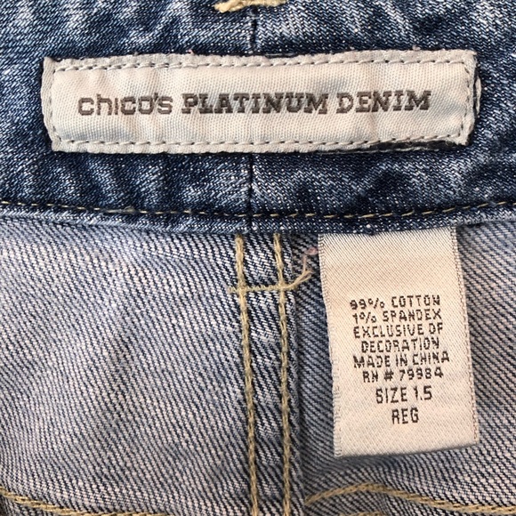 The Perfect Jeans - Chico’s Platinum straight-leg jeans in medium blue - Picture 11 of 12